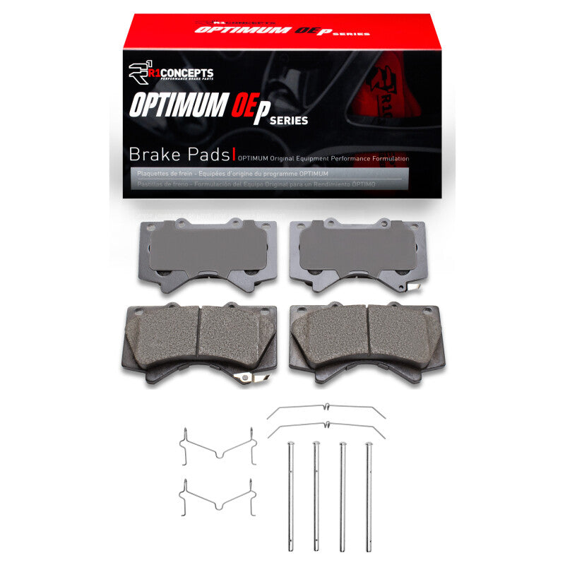 R1 2007-2022 Lexus LX570 Front R1 Optimum OE Pads & Hardware Kit