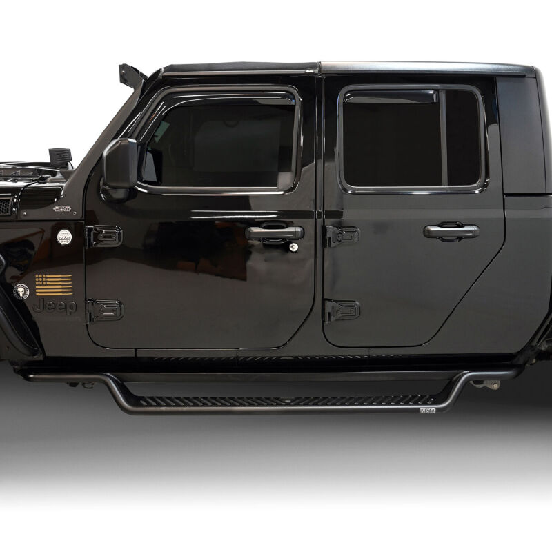 Westin 20-25 Jeep Gladiator Outlaw Drop Running Boards - Tex. Blk