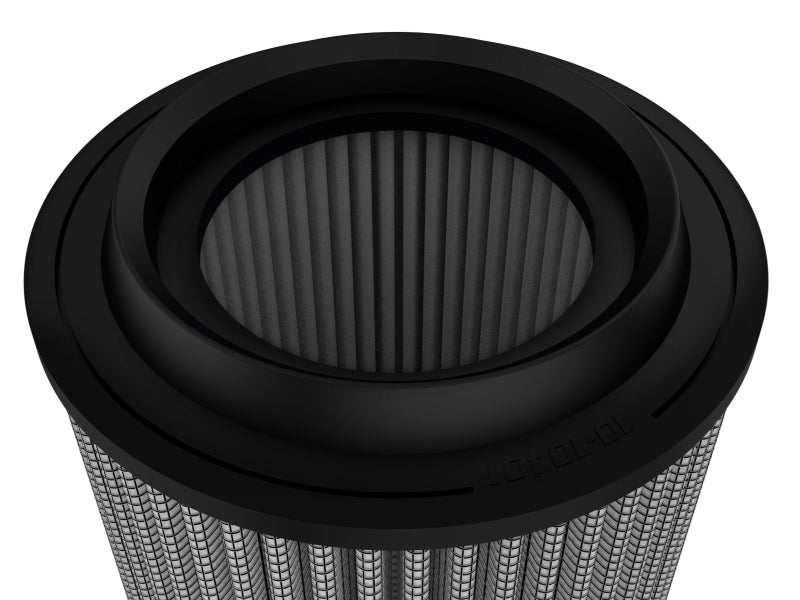 aFe Power Magnum FLOW Pro Dry S Air Filter for 2021-2022 Ford Bronco EcoBoost L4 and V6 engines, featuring a durable design for improved airflow.
