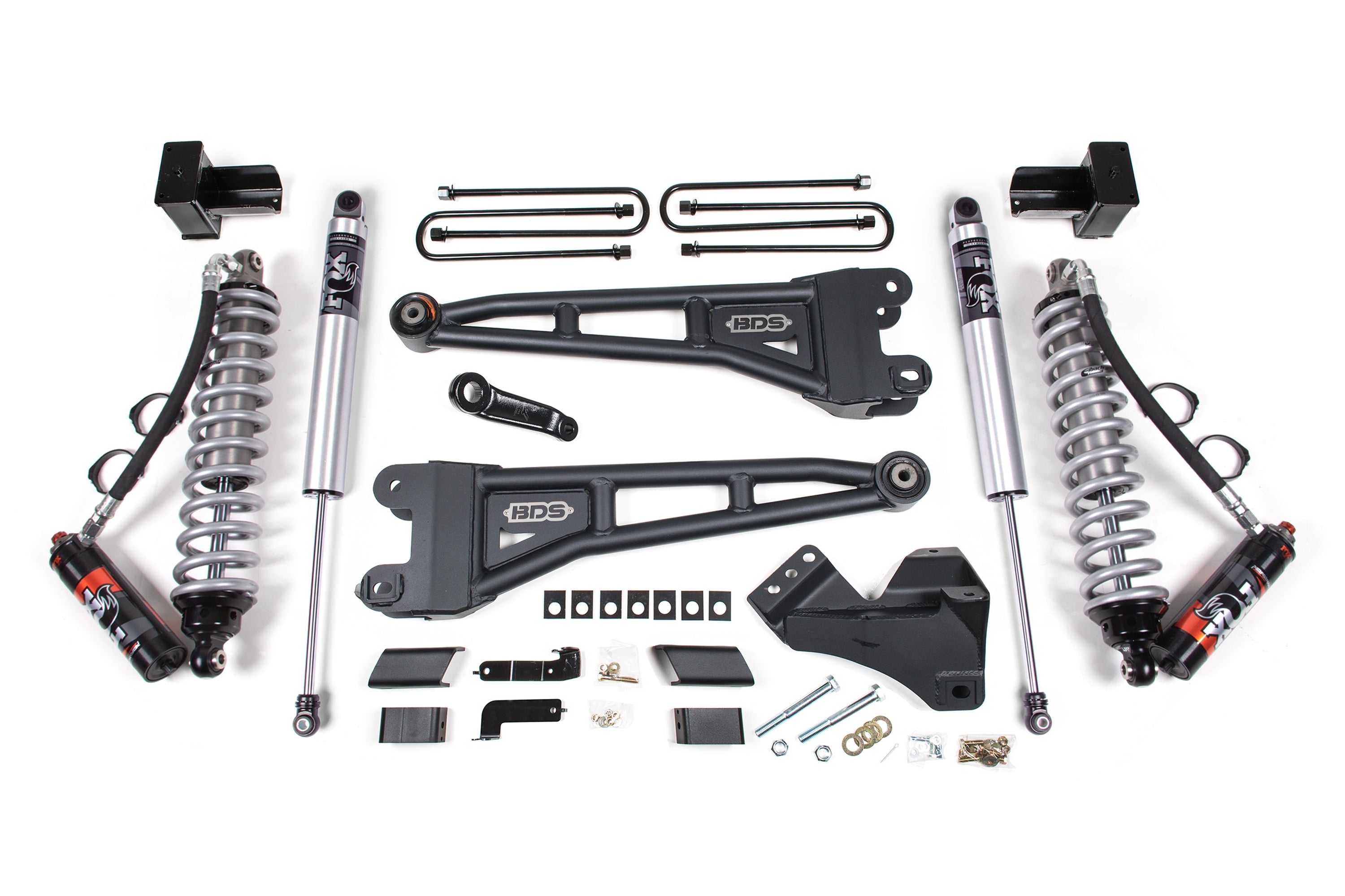 4 Inch Lift Kit w/ Radius Arms | FOX 2.5 Coilover Conversion - Performance Elite | Ford F450 Super Duty (23-26) 4WD