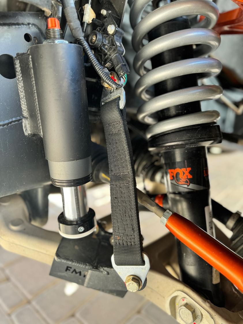 Gen 3 Raptor Front Limit Strap & Bump Stop Kit for Stock Lower Arm - 2021-2024 F150 Raptor