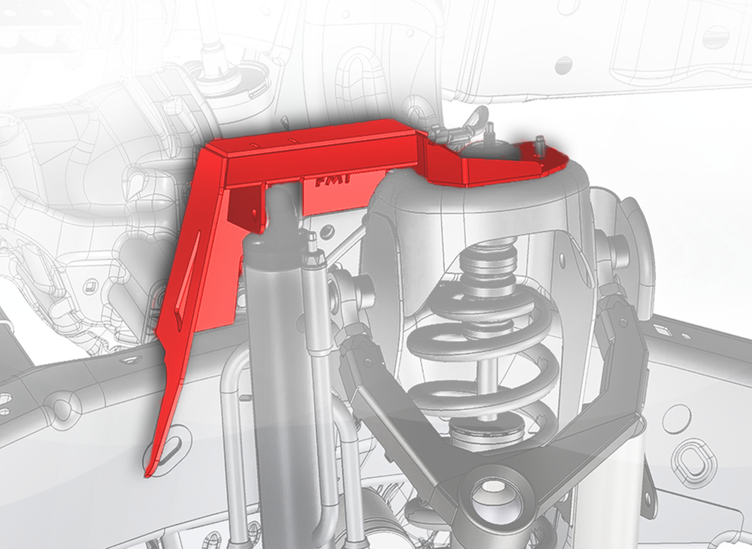 Gen 3 Raptor Fabricated Front Bypass Shock Mount Kit