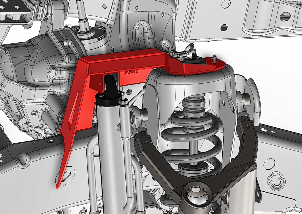 Gen 3 Raptor Fabricated Front Bypass Shock Mount Kit