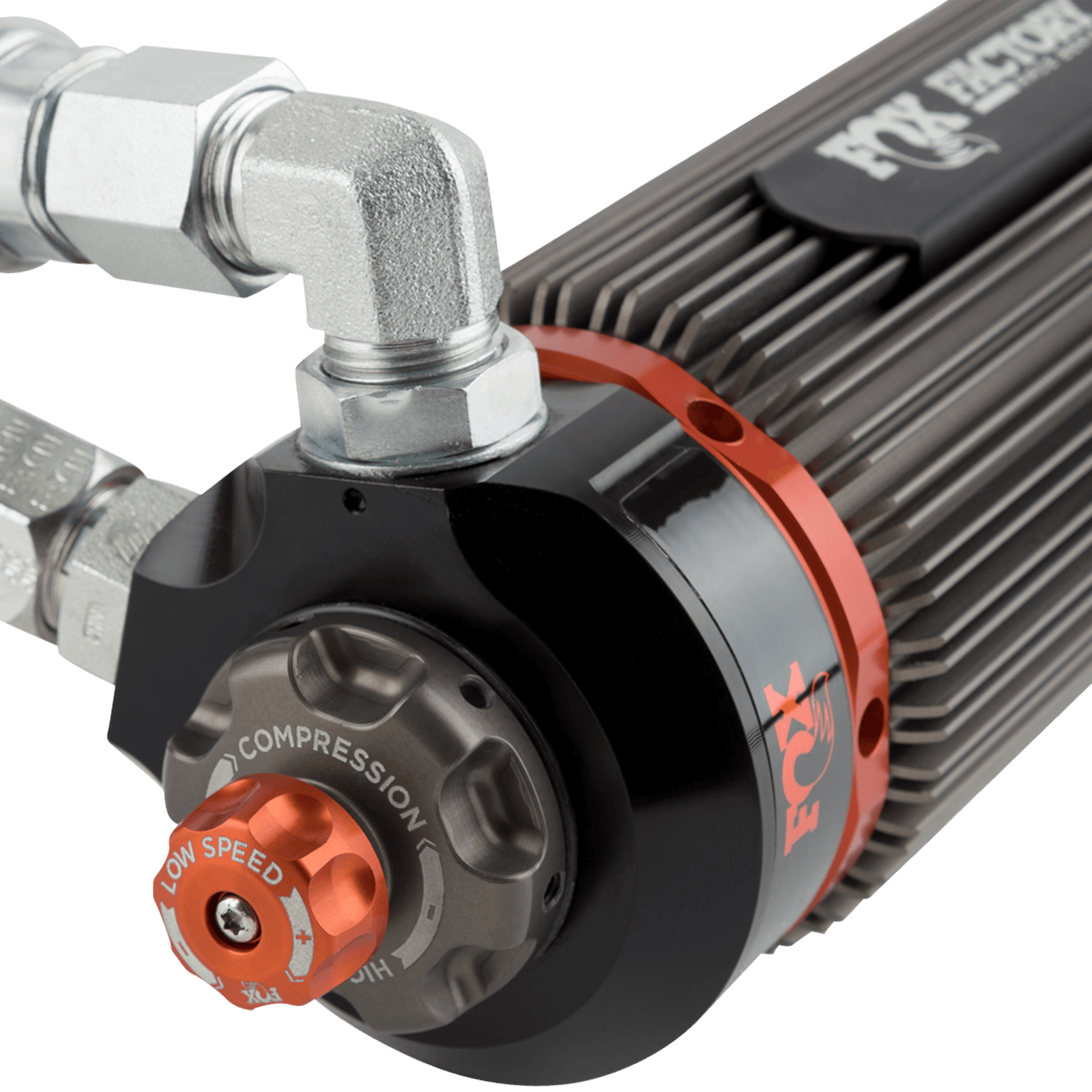 FOX 3.0 Remote Reservoir Front Shocks Adjustable | Factory Race Series Internal Bypass | 3.5-4.5 Lift | Gladiator JT