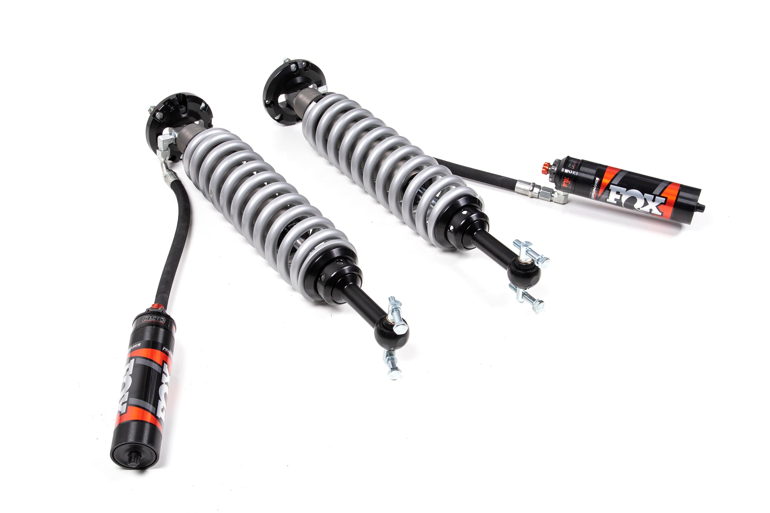 FOX 2.5 Coilover Shocks w/ DSC Reservoir Adjuster | 4 Inch Lift | Performance Elite Series | Ford F150 (15-25) 4WD