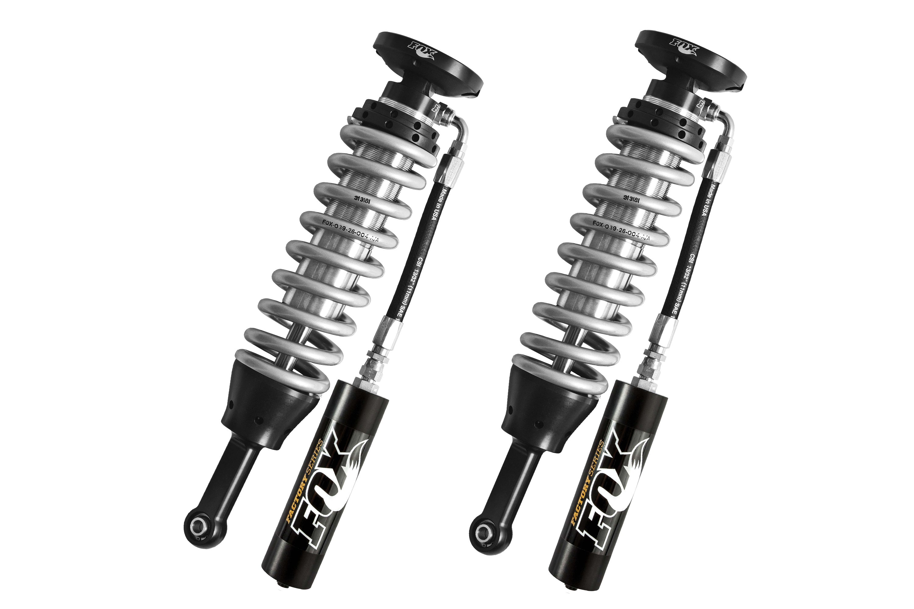 FOX 2.5 Coilover Shocks w/ Reservoir | 0-3 Inch Lift | Factory Series | Toyota Tundra (07-21) With UCA