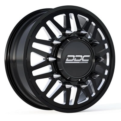 DDC Black/Milled Aftermath 20"x 8.25" Wheel Set 05-10 F-450 | 15-23 F-450 | 08-24 Ram 4500 Dually