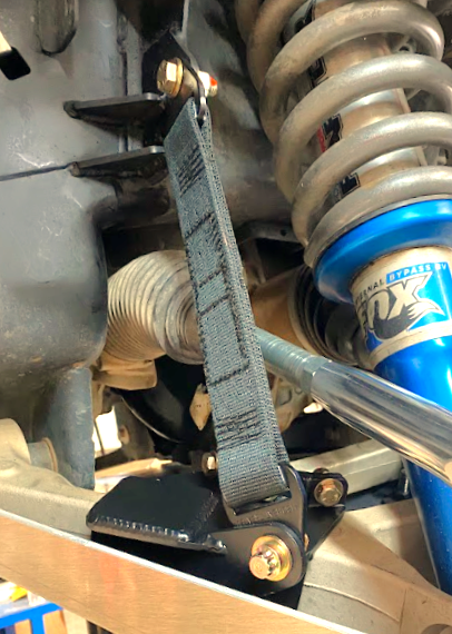 Gen 2 Raptor Front Limit Strap and Bump Stop Kit for Stock Lower A-Arm (2017, 2018, 2019, 2020) F150 Raptor
