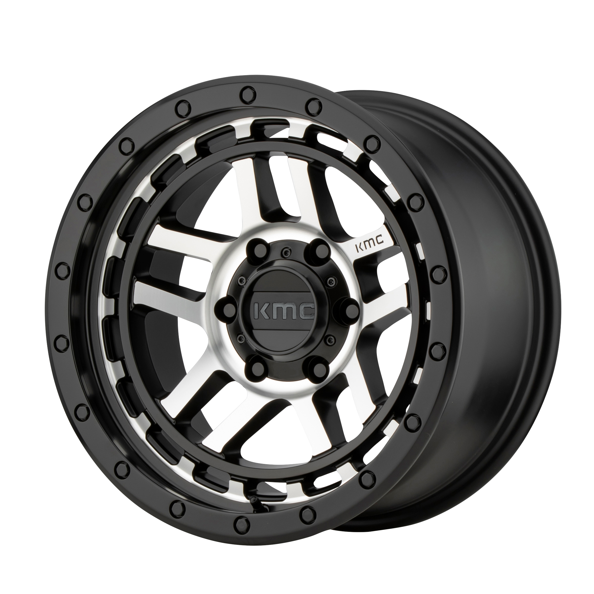 KM540 18X8.5 5X150 S-BLK MACH 18MM