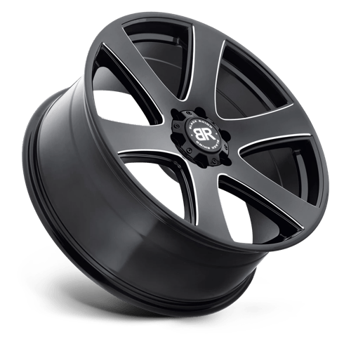 BRHAK 22X9.5 6X135 G-BLK-MILL 30MM