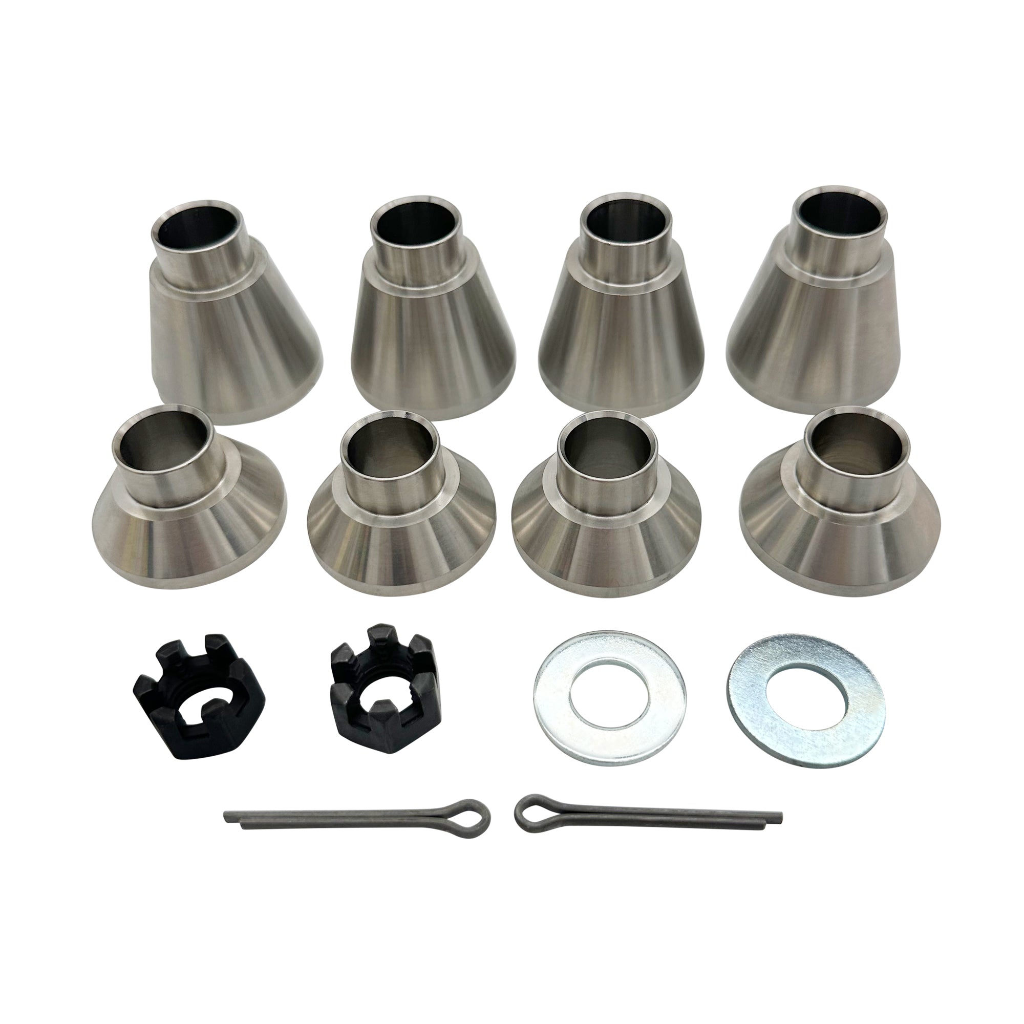 ELEVATE ®FOX ORANGE BILLET BALL JOINT/HIEM UCA, 2020+ Silverado/Sierra 2500HD/3500HD 2/4WD