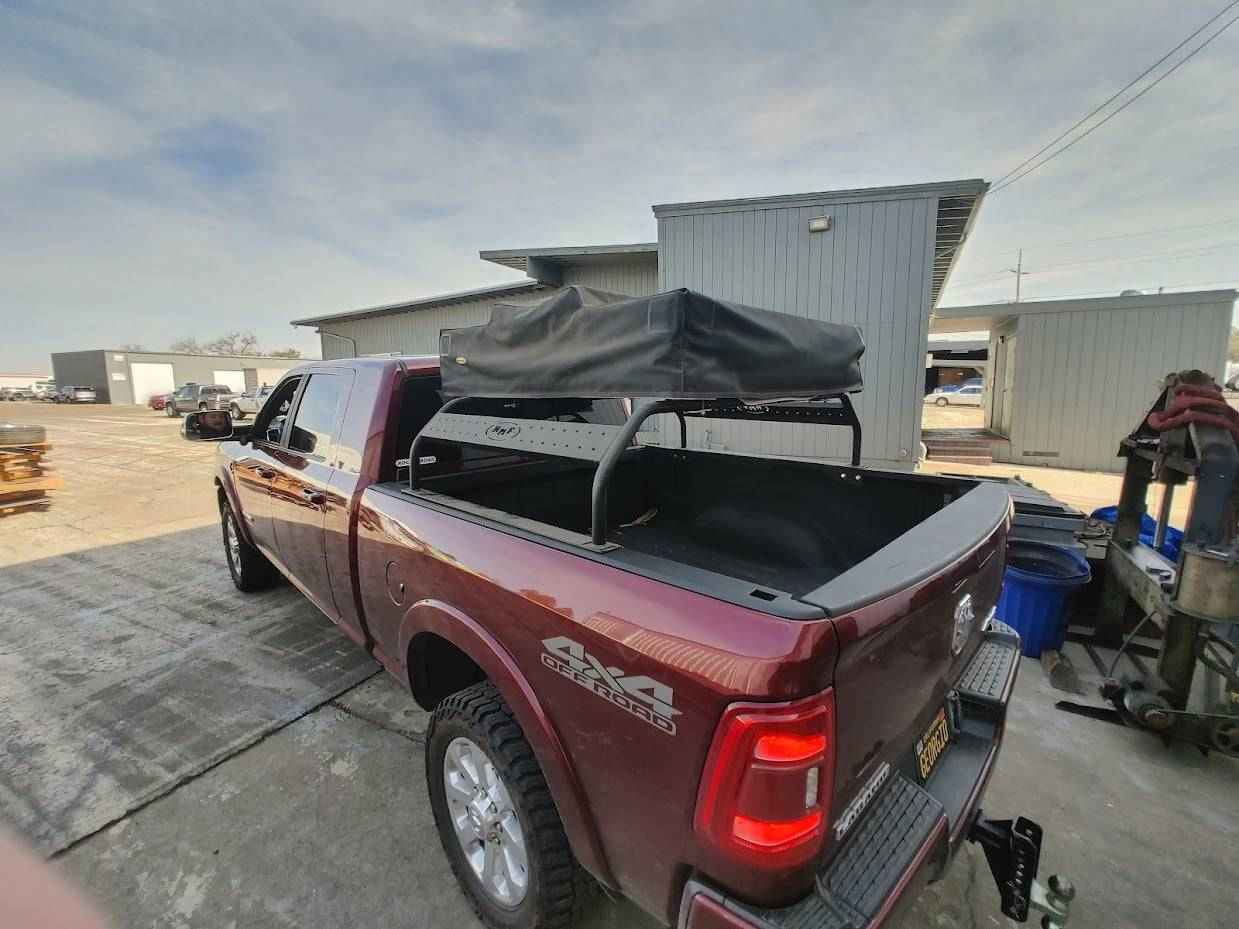 Hot Metal Fab Mid-Length Over The Bed Rack - 46" Long with Six Mounting Plates