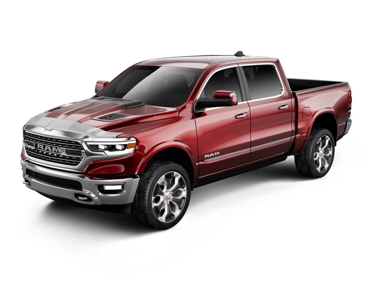 Husky Liners 19-26 Ram 1500/1500 Rebel (w/ Sport Perf. Hood) Aeroskin - Chrome - Chrome