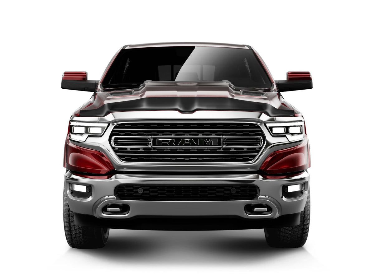 Husky Liners 19-26 Ram 1500/1500 Rebel (w/ Sport Perf. Hood) Aeroskin - Smoke - Smoke