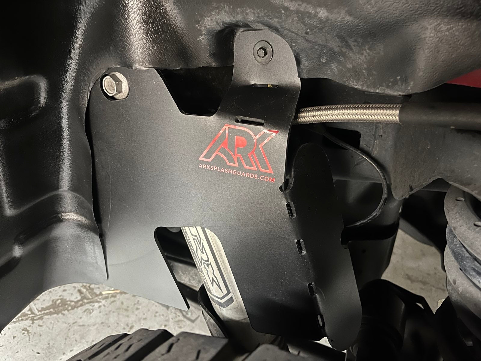 2025+ Dodge RAM RHO strut protection panel showcasing durable design for enhanced off-road performance and protection.