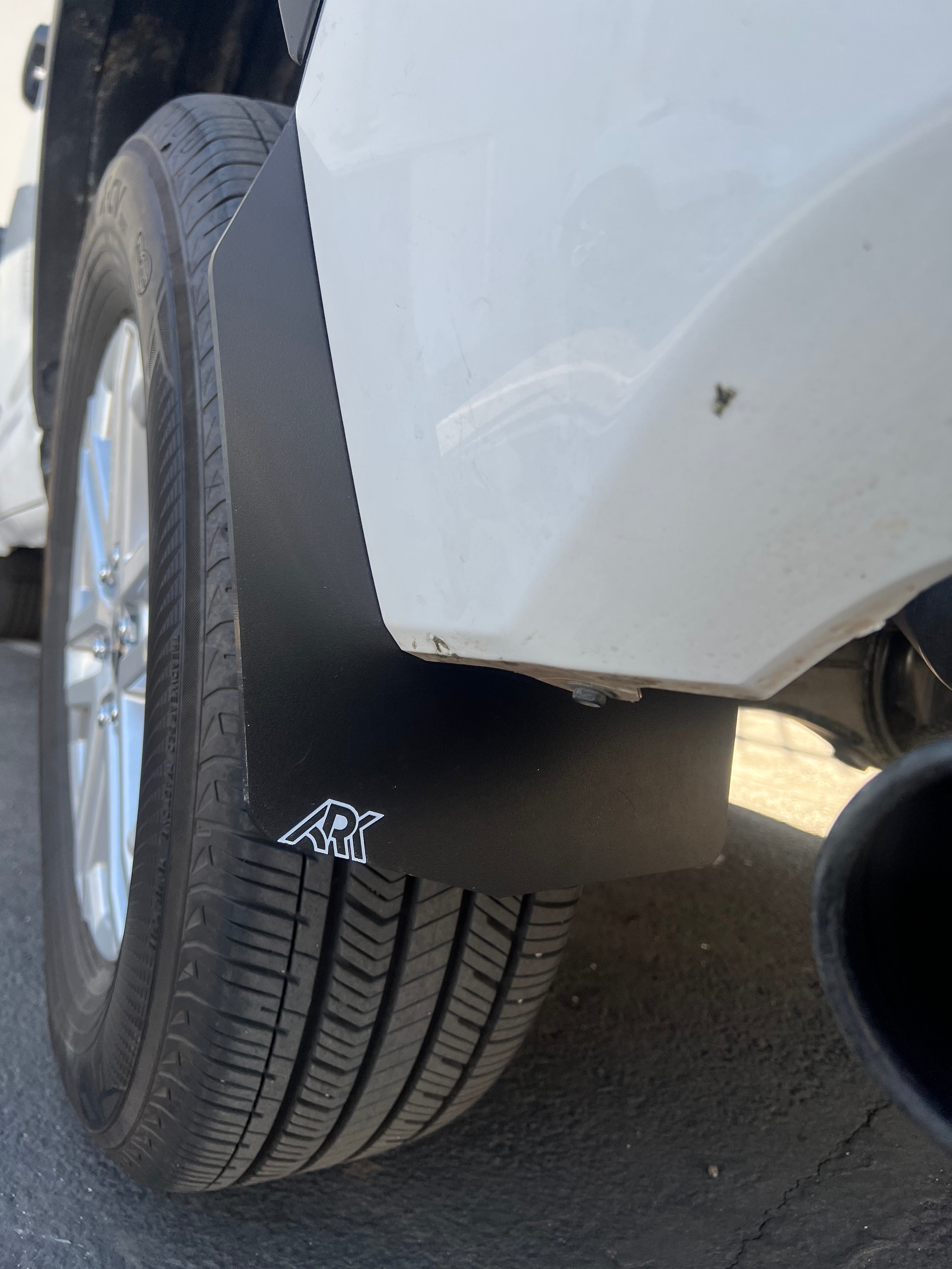 2022+ Toyota Tundra TriXPoly Mid Mud Flaps for enhanced protection against mud and debris on off-road adventures.