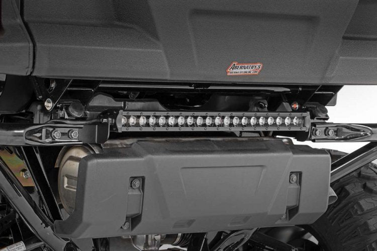 Rough Country LED LIGHT UNDER BED MOUNT | 20" BLACK SINGLE ROW | HONDA PIONEER 1000 (16-22)