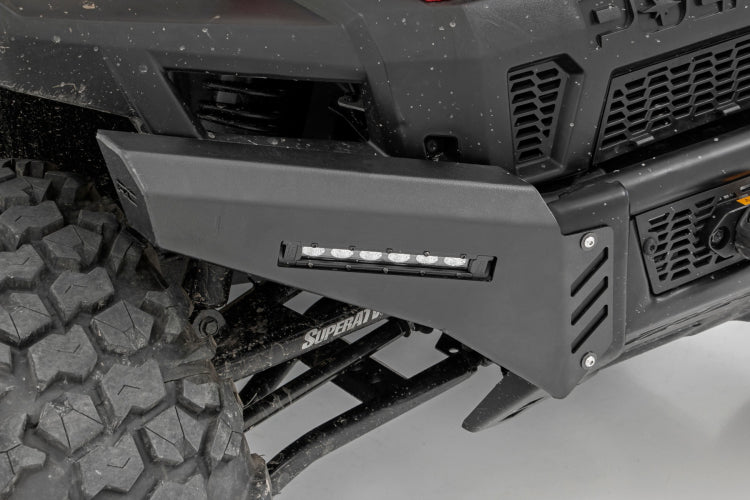Rough Country BUMPER WINGS 6" BLACK SLIMLINE LED PAIR | POLARIS RANGER 1000 (13-21)