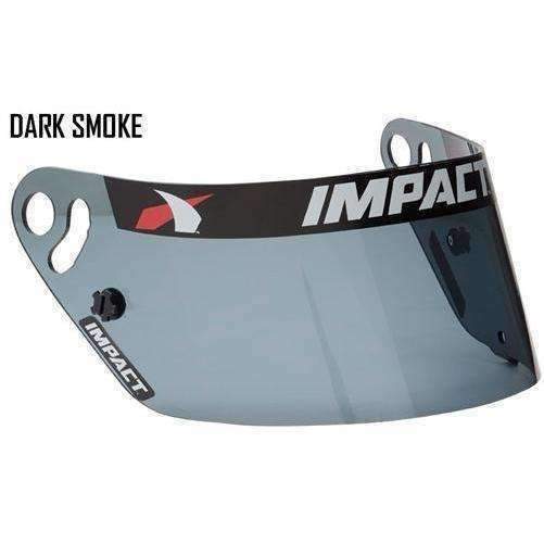 Impact Racing Helmet Shield - Amber