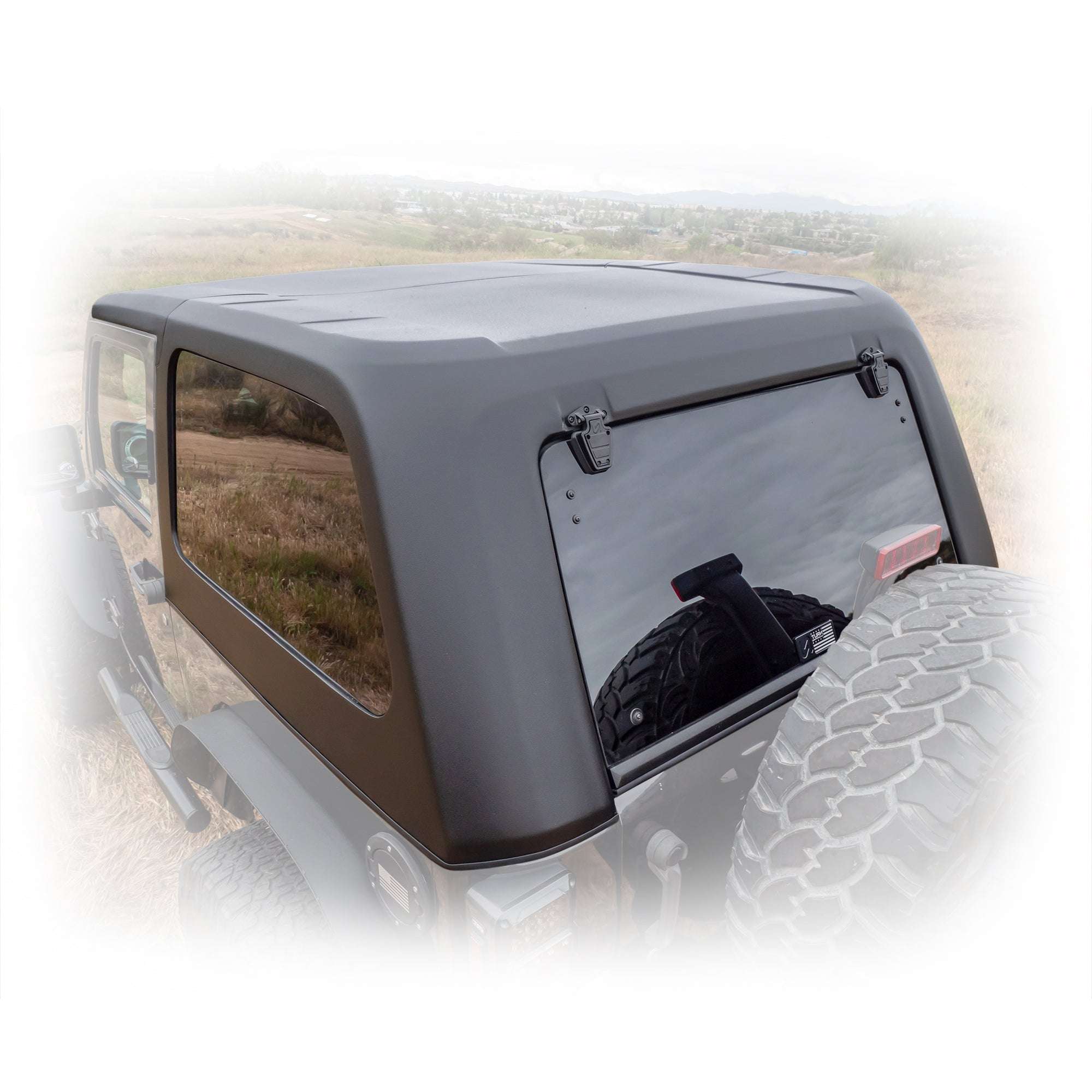 Fastback 2-Piece Hard Top for Jeep Wrangler JK 2-Door