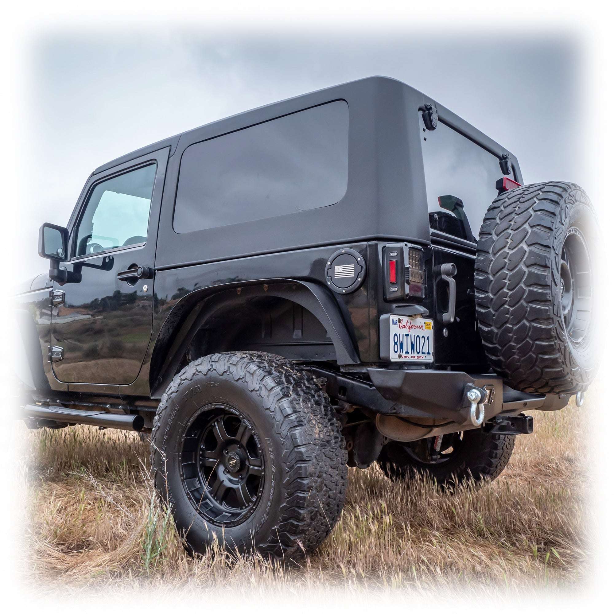 Squareback 2-Piece Hard Top for Jeep Wrangler JK 2-Door