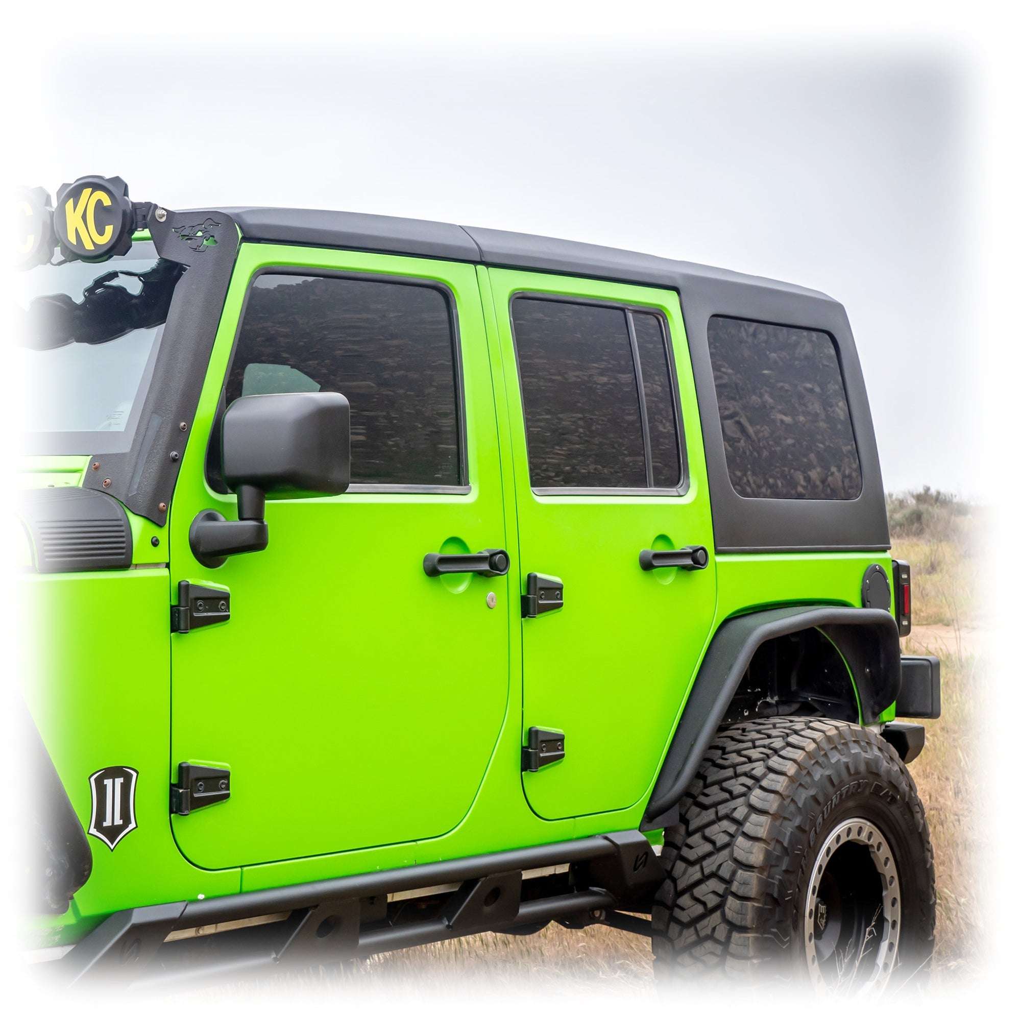 Squareback 2-Piece Hard Top for Jeep Wrangler JK 4-Door