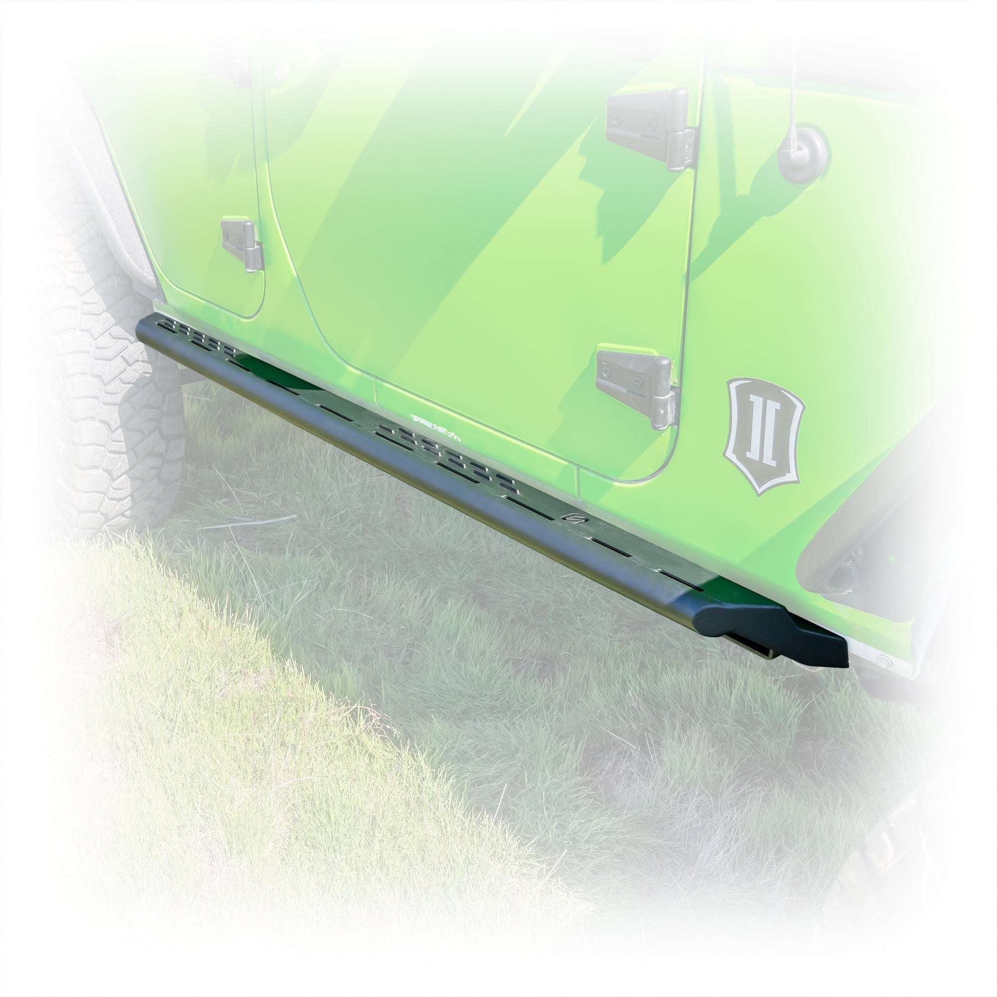 Rock Slider Steps with Frame-Mount System for Jeep Wrangler JK 4-Door