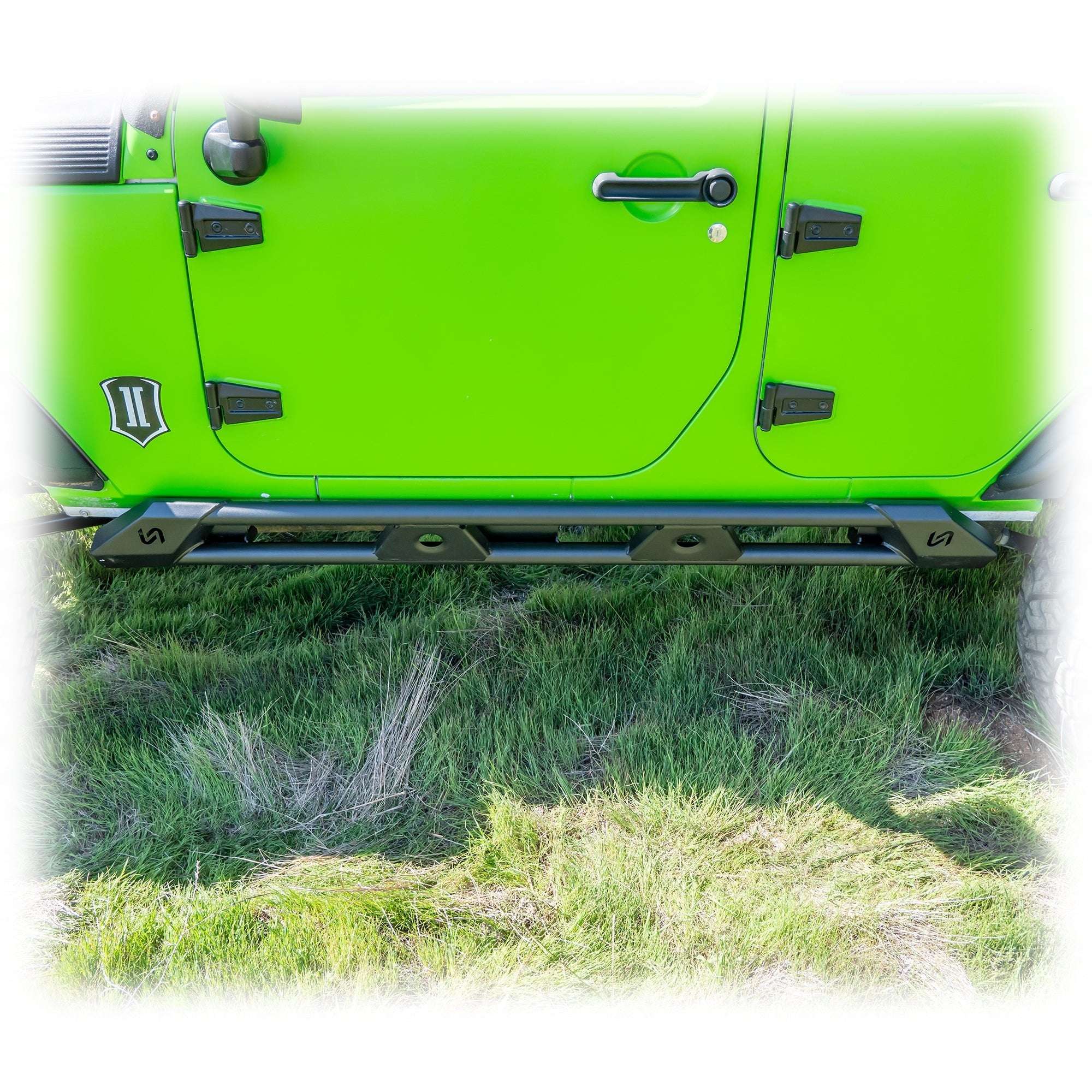 Rock Sliders with Frame-Mount System for Jeep Wrangler JK 4-Door