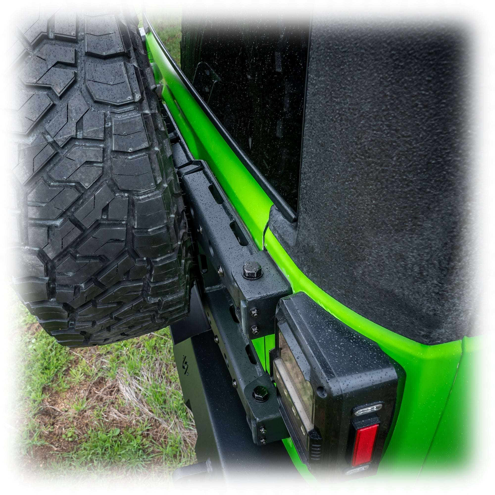 Tire Carrier and Tailgate Reinforcement for Jeep Wrangler JK