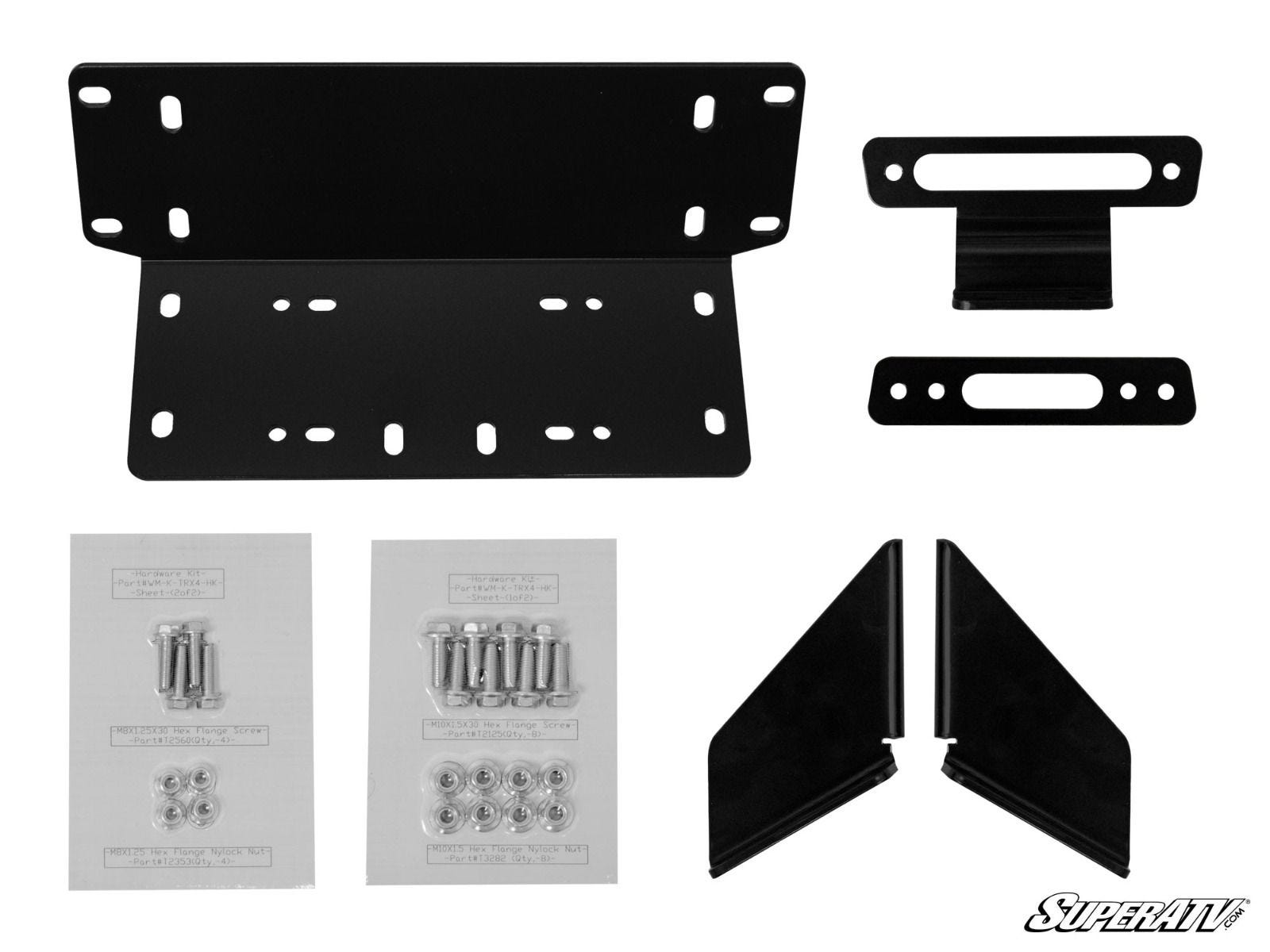 Polaris Ranger XP Winch Mounting Plate by SuperATV