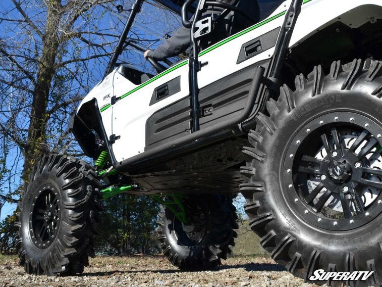 Kawasaki Teryx 4 Heavy Duty Nerf Bars - by SuperATV
