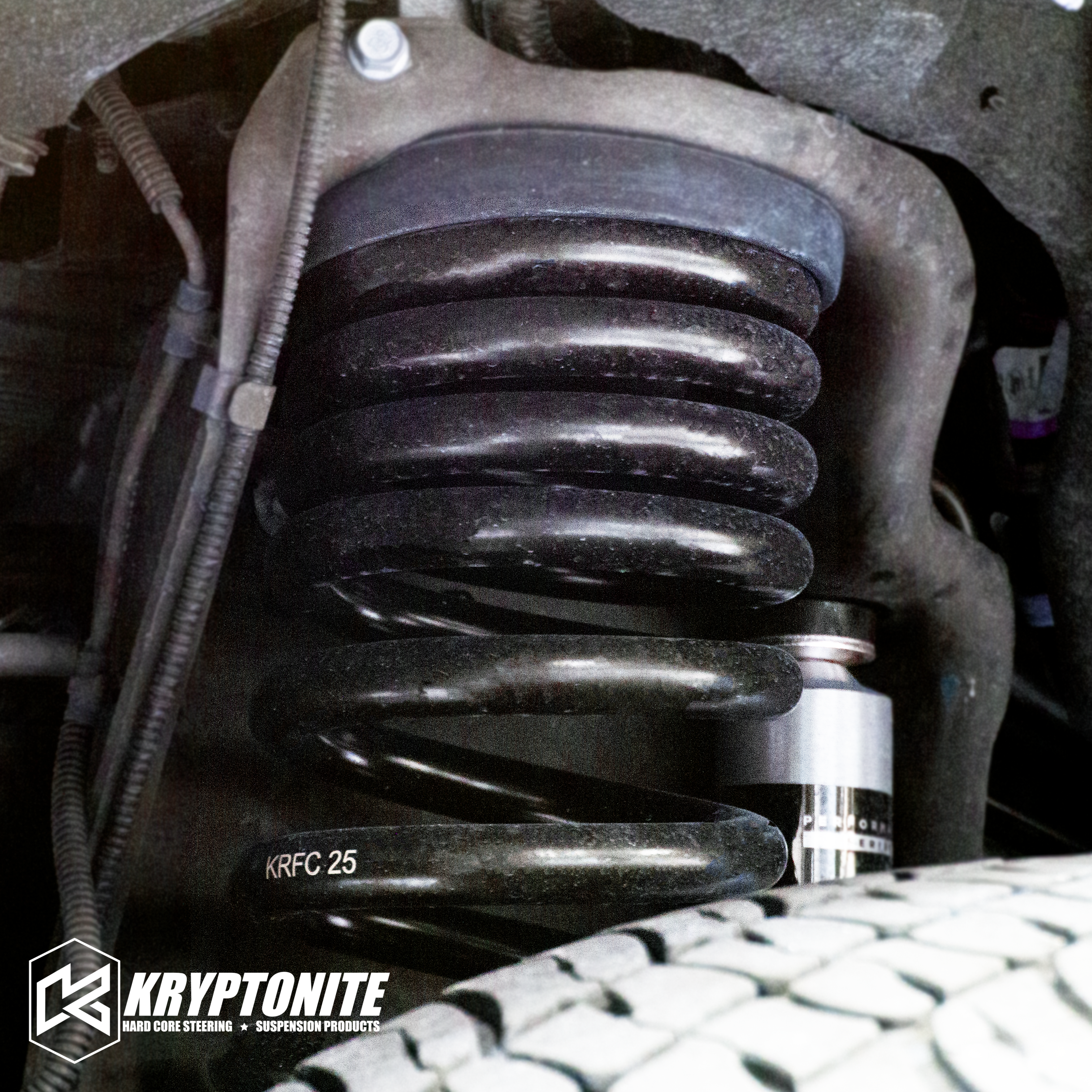 Kryptonite 2.5"/3.5" Leveling Dual Rate Coil Springs for 2005-2026 Ford Powerstroke F-250/F-350