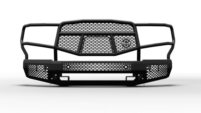 Ranch Hand MFF201BM1 Midnight Front Bumper With Grille Guard 17-22 Ford 6.7L Powerstroke F-250/350