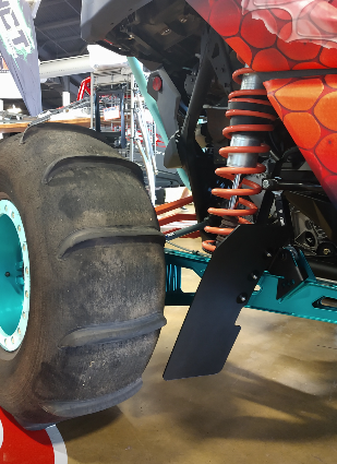 HCR Trailing Arm Mud Flaps for Polaris RZR Turbo S, Pro XP