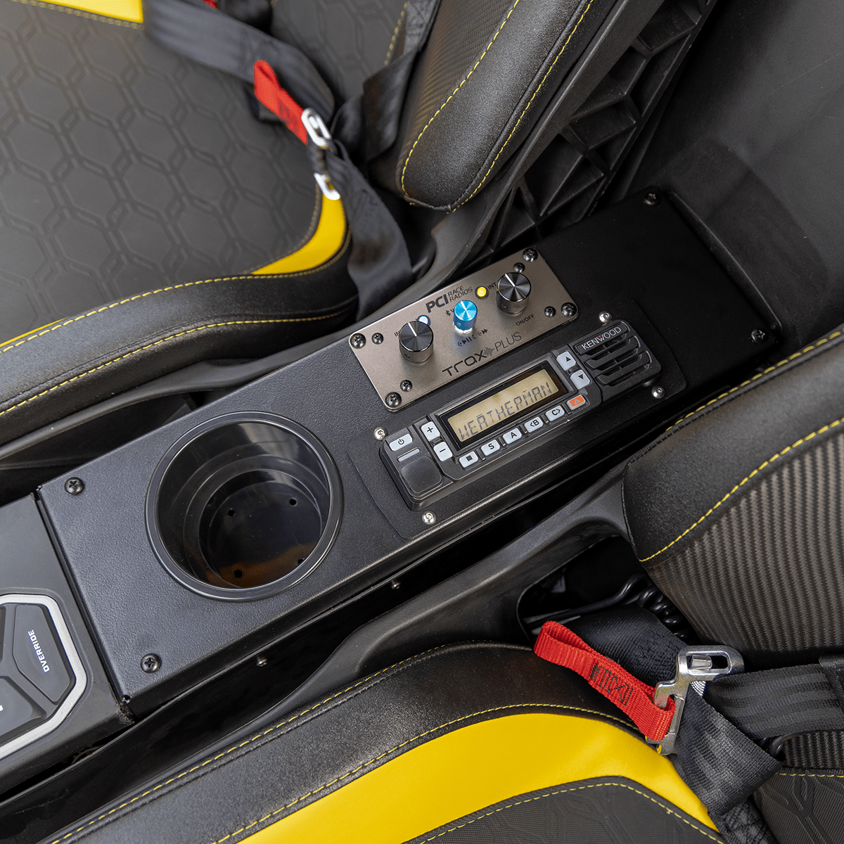 Can-Am Maverick R Radio and Intercom Bracket - PCI Race Radios