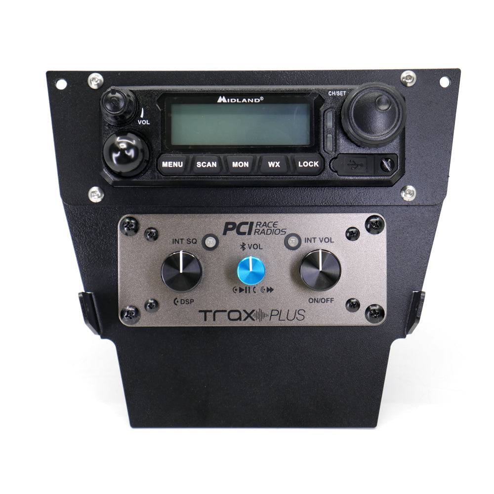 RZR Pro 2022-2024 Series Vertical Radio and Intercom Bracket - PCI Race Radios