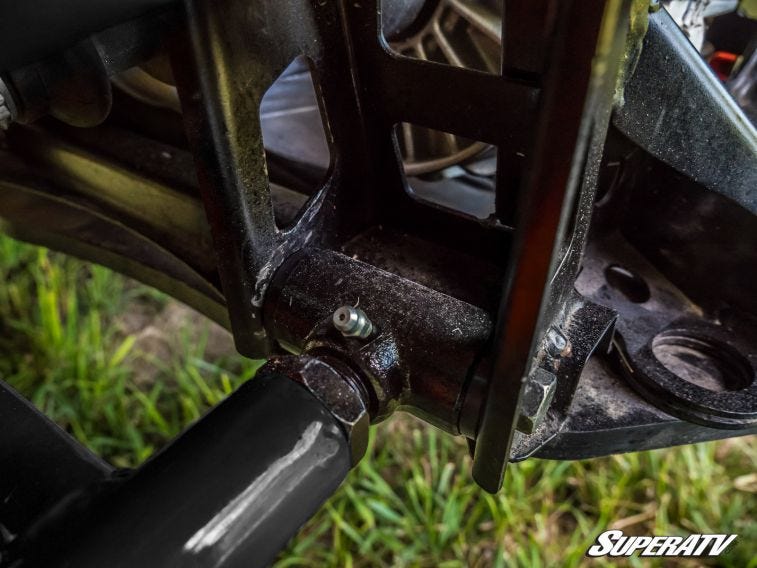 Super ATV Polaris Ranger XP 1000 High Clearance Rear Offset A-Arms