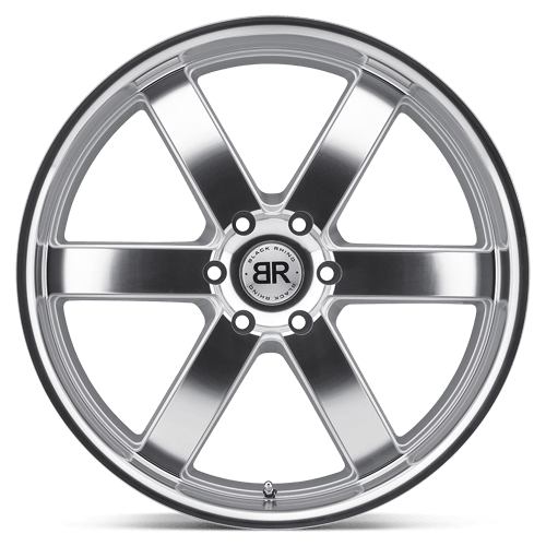 BRPND 22X9.5 6X5.5 SLVR-MCH 25MM