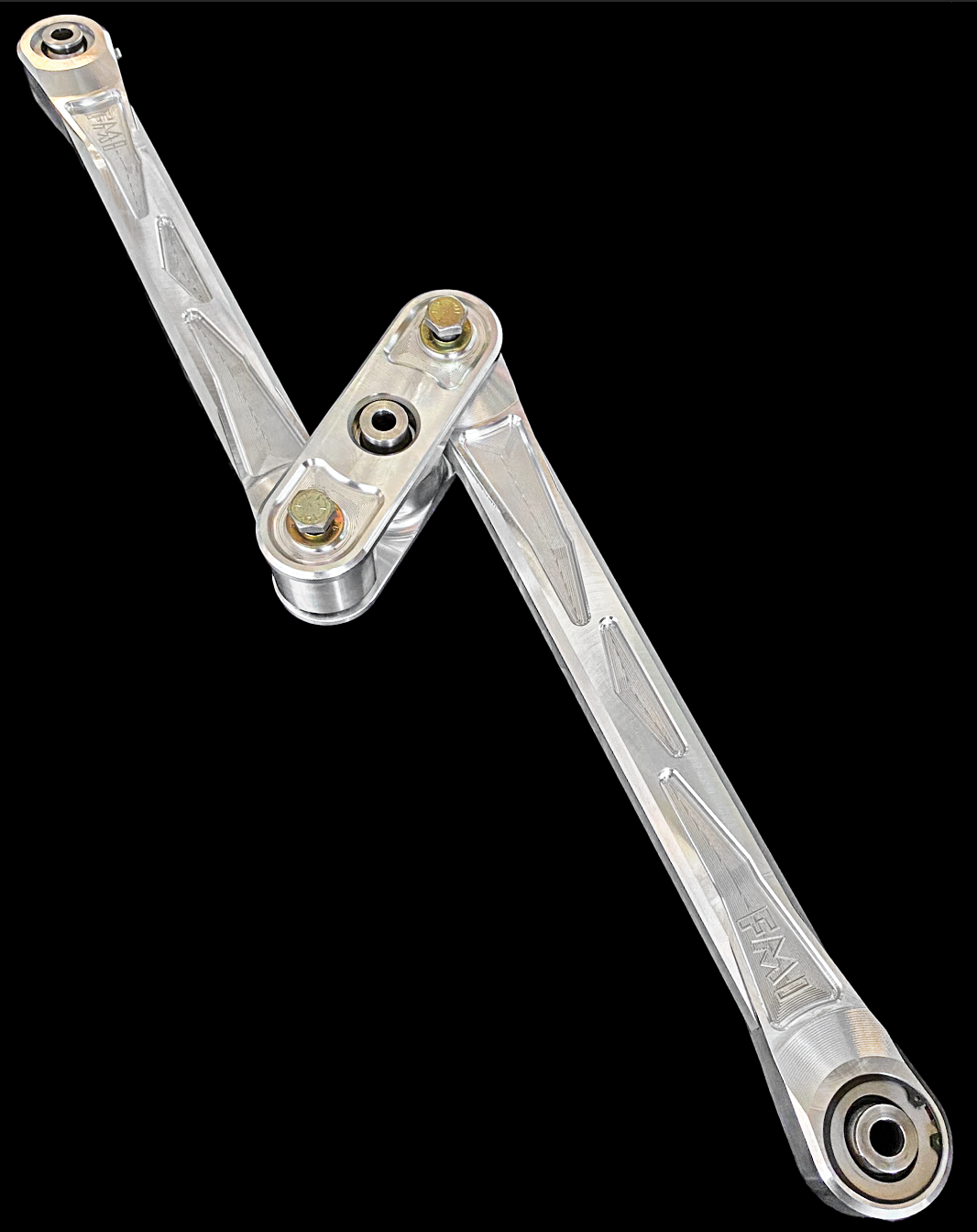 2024 Ranger Raptor billet aluminum rear Watts link kit designed for enhanced suspension performance and durability.
