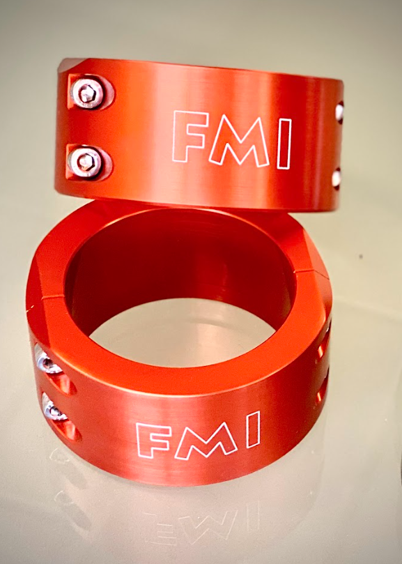 2024+ Ranger Raptor Spring Collar Lift Kit featuring red aluminum collars for 1.5", 2", and 2.5" lift options.