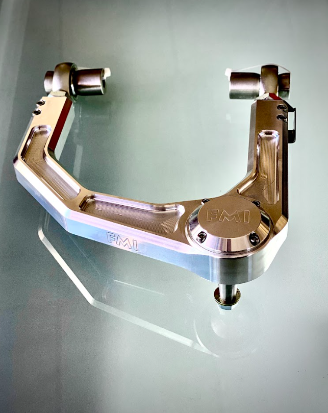 2024 Ranger Raptor billet upper control arm kit in stock length, featuring durable aluminum construction for enhanced performance.