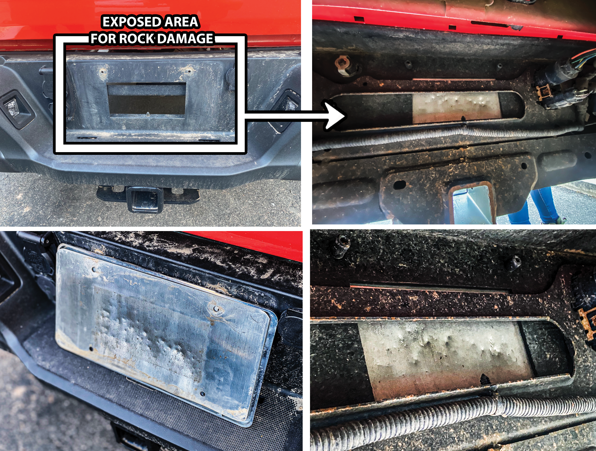Gen 3 Raptor Rear License Plate Backer (2021-2023)