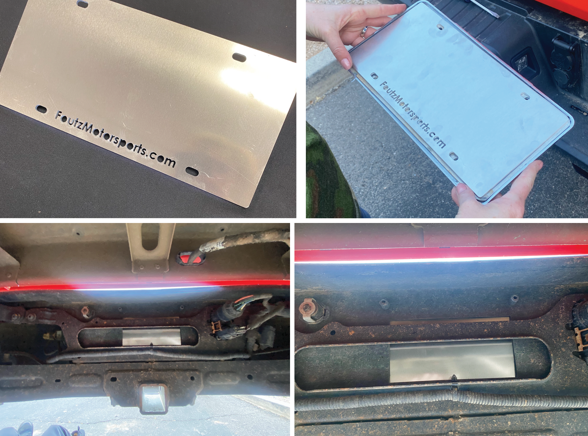 Gen 3 Raptor Rear License Plate Backer (2021-2023)