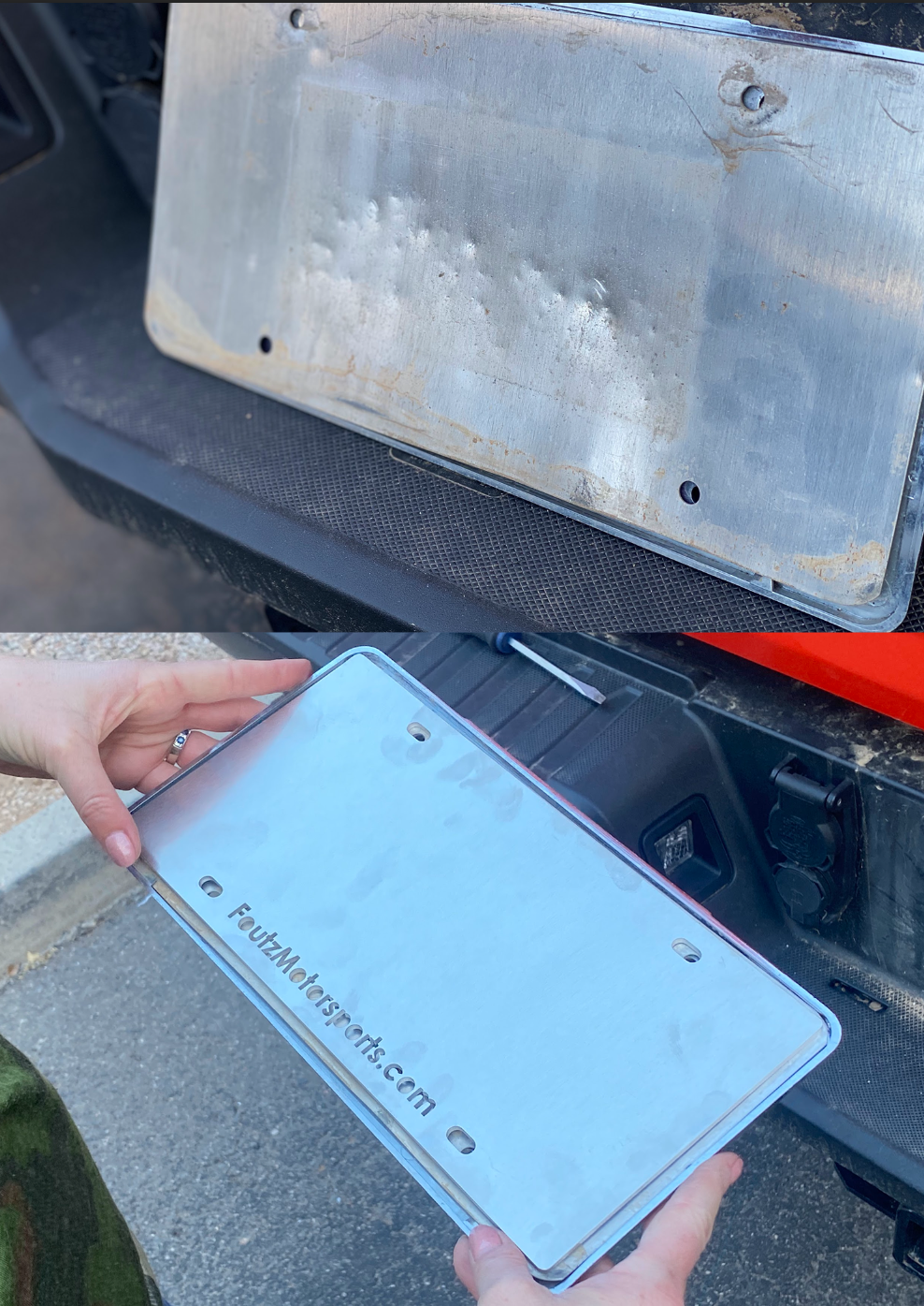 Gen 3 Raptor Rear License Plate Backer (2021-2023)