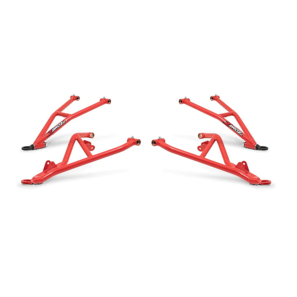 POLARIS RZR / XP 1000 XP TURBO (2017-2020) / MAXIMUM GROUND CLEARANCE A ARM KIT / FORWARD CAMBER ADJUSTABLE / BY ZBROZ