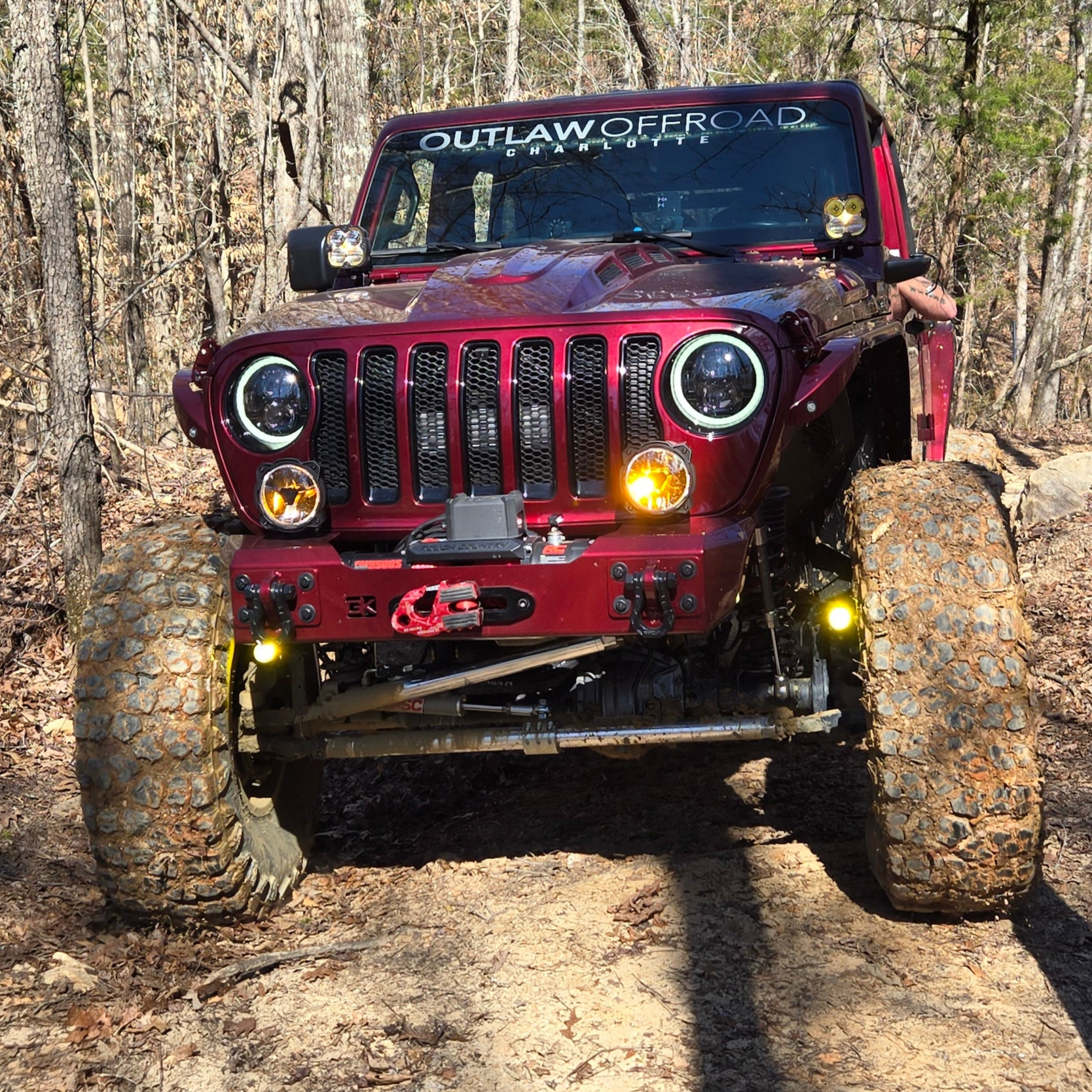 Gauntlet Front Bumper w/Winch Plate for Jeep JL/JT (2018+)