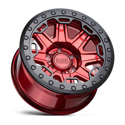 BRRFT 17X8.5 8X6.5 C-RED-BLKRG -38MM