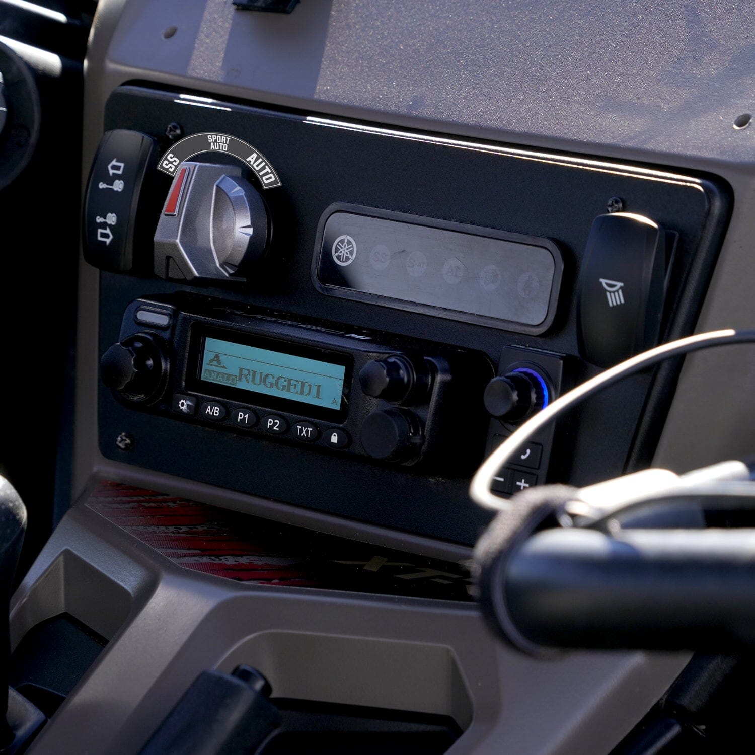 2024-2025 Yamaha YXZ 1000R Complete Communication Kit with Bluetooth Intercom and 2-Way Radio - STX Stereo Remote Head / G1 GMRS