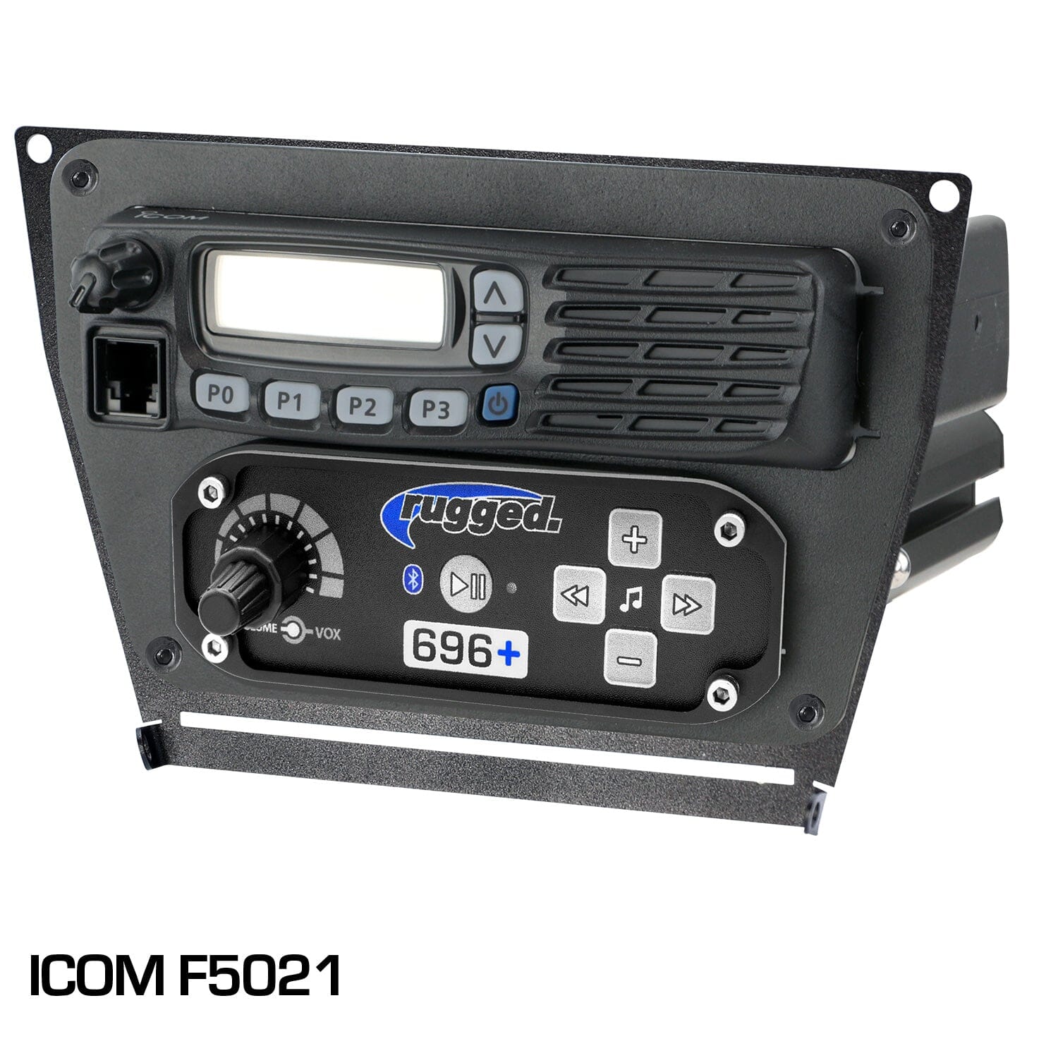Polaris RZR PRO XP RZR Turbo R and RZR PRO R Dash Mount Radio and Intercom - Rugged M1/G1/G4/RM45/RM60/GMR45 with Switch Holes