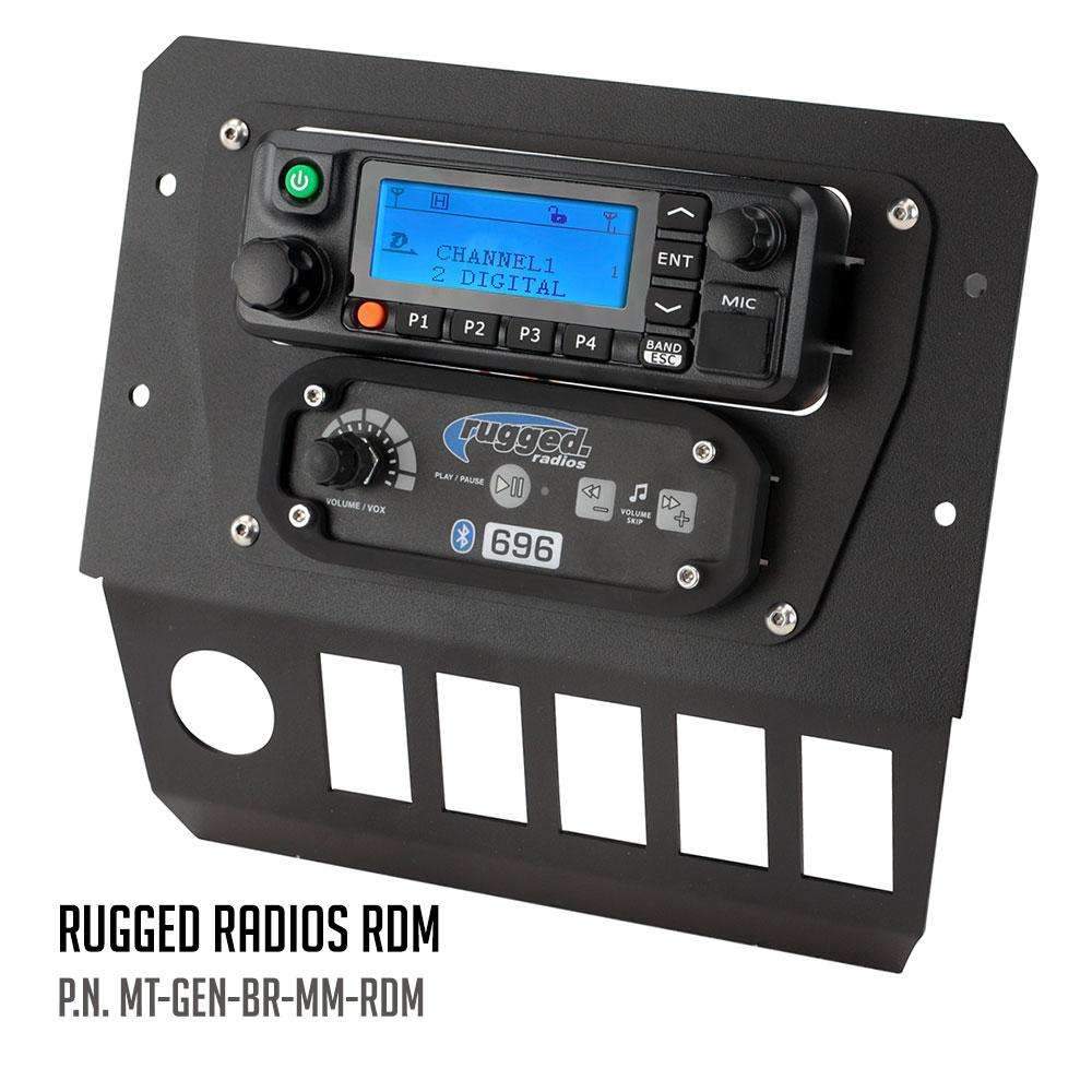 Polaris General Multi Mount Kit for Radio and Intercom - Rugged M1/G1/G4/RM45/RM60/GMR45 with Switch Holes